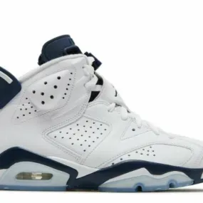 2022 Nike Air Jordan 6 VI Retro Midnight Navy 4-14 White...