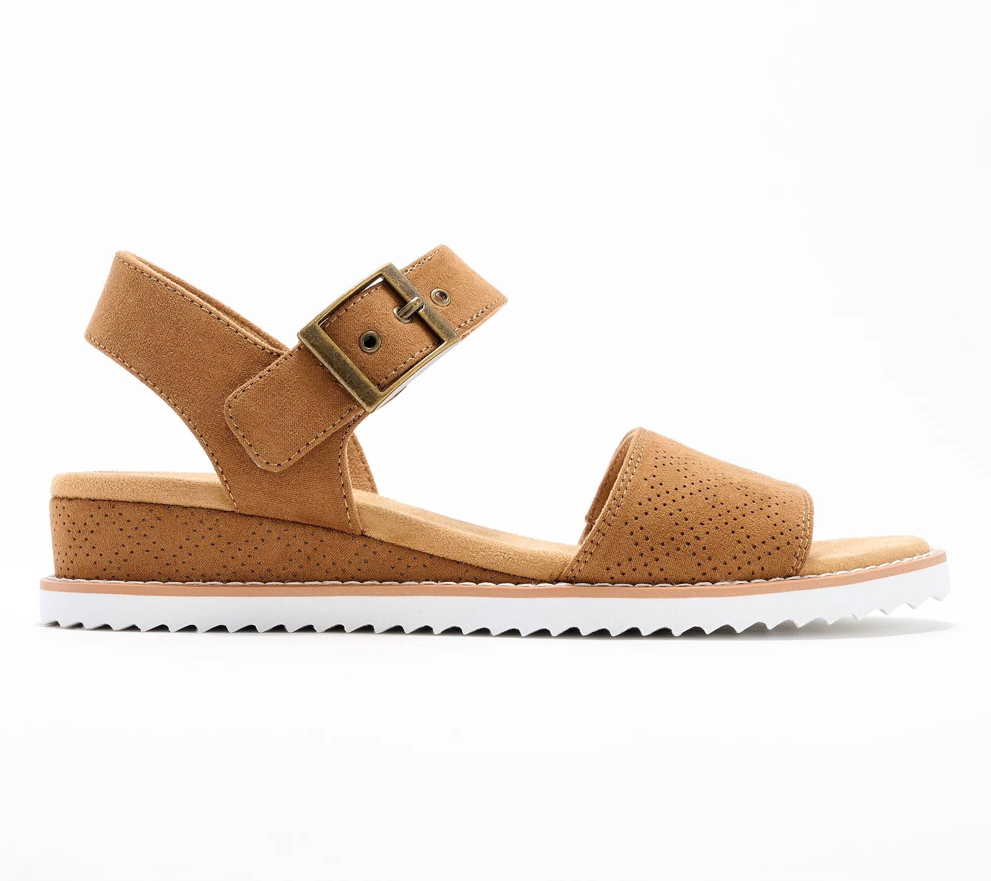 "As Is" Skechers Bobs Desert Kiss Vegan Washable Sandals