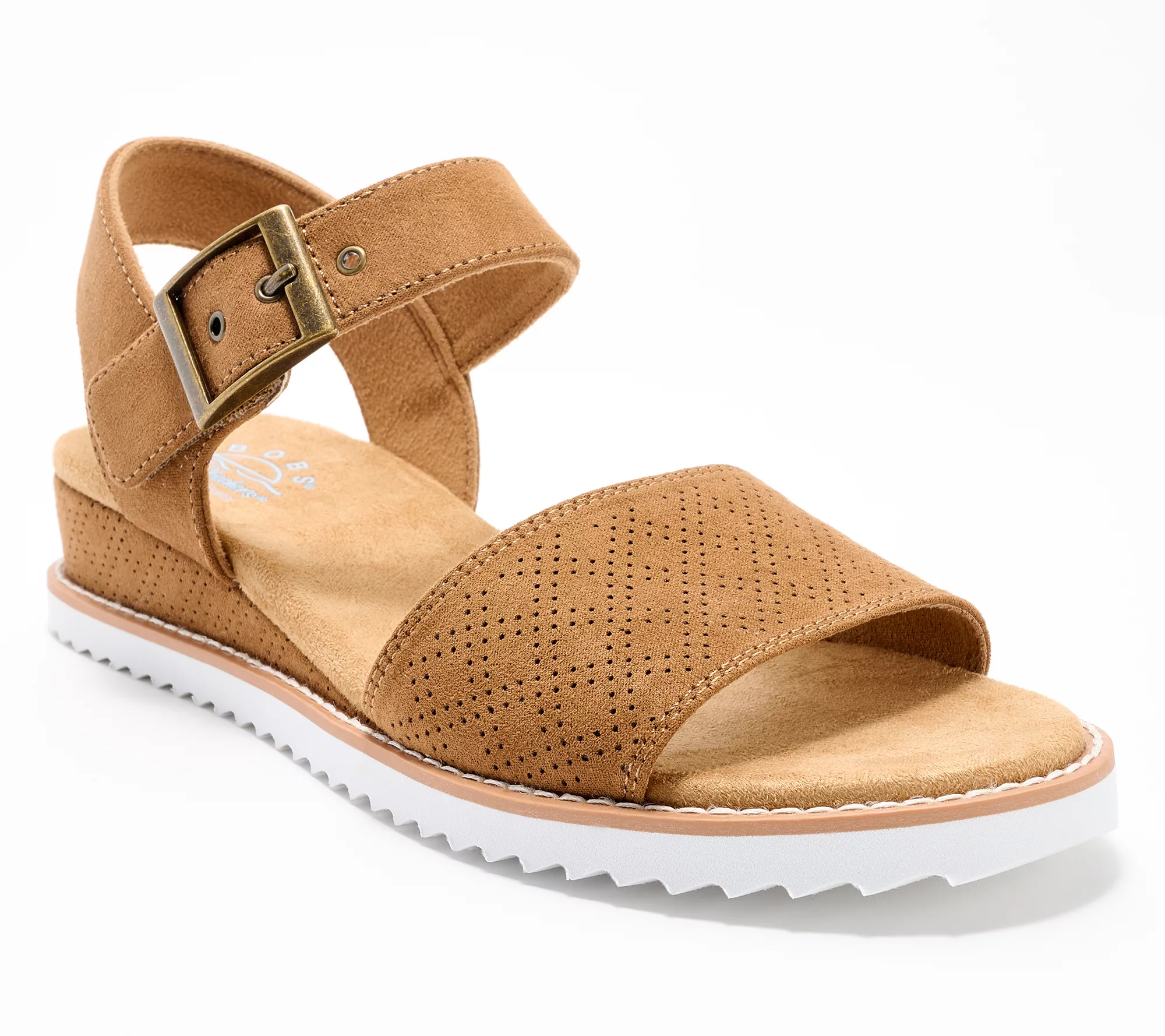 "As Is" Skechers Bobs Desert Kiss Vegan Washable Sandals