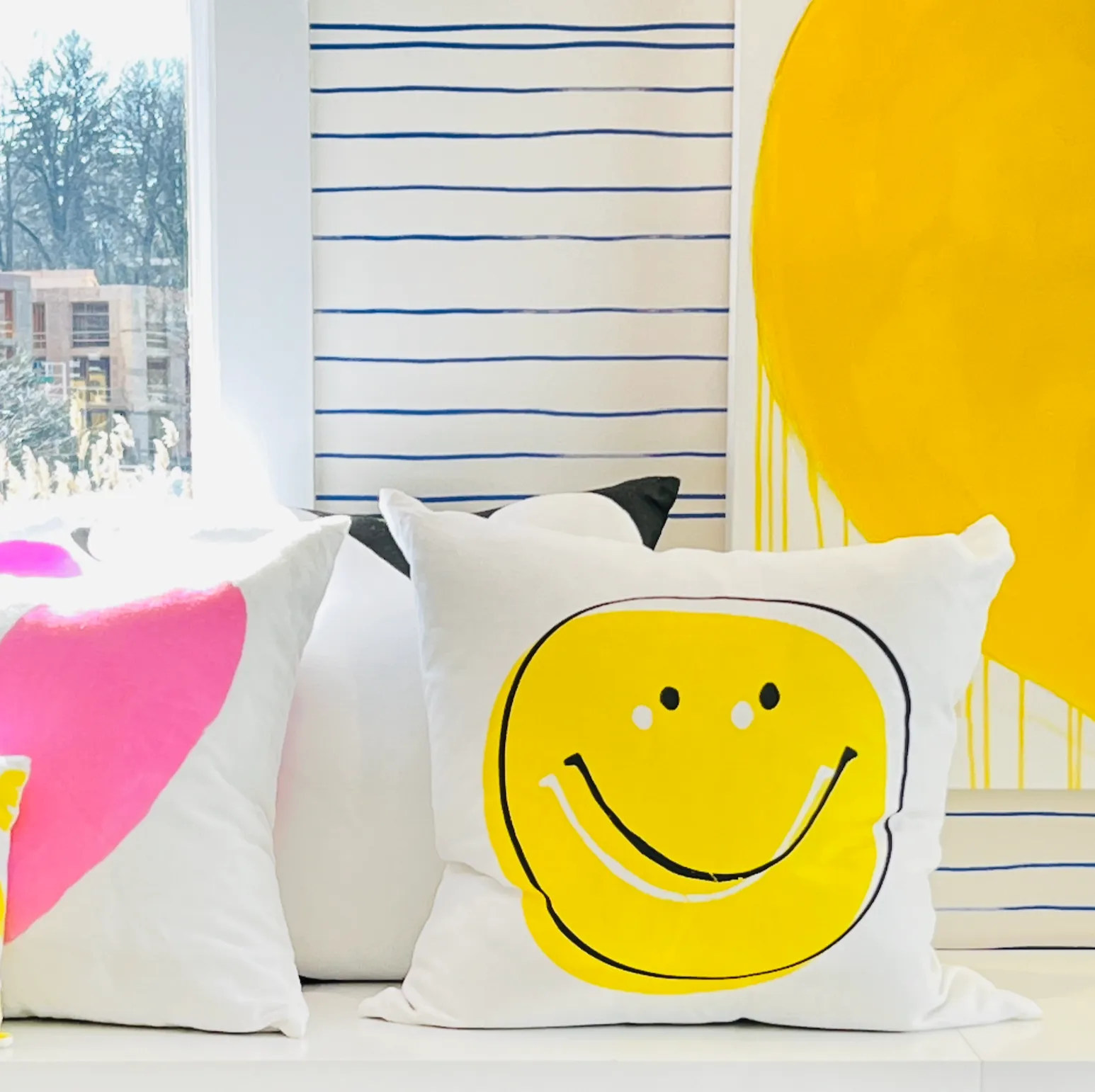 3D Smiley Pillow