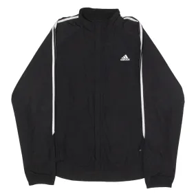 ADIDAS Mens Windbreaker Jacket Black 2XL