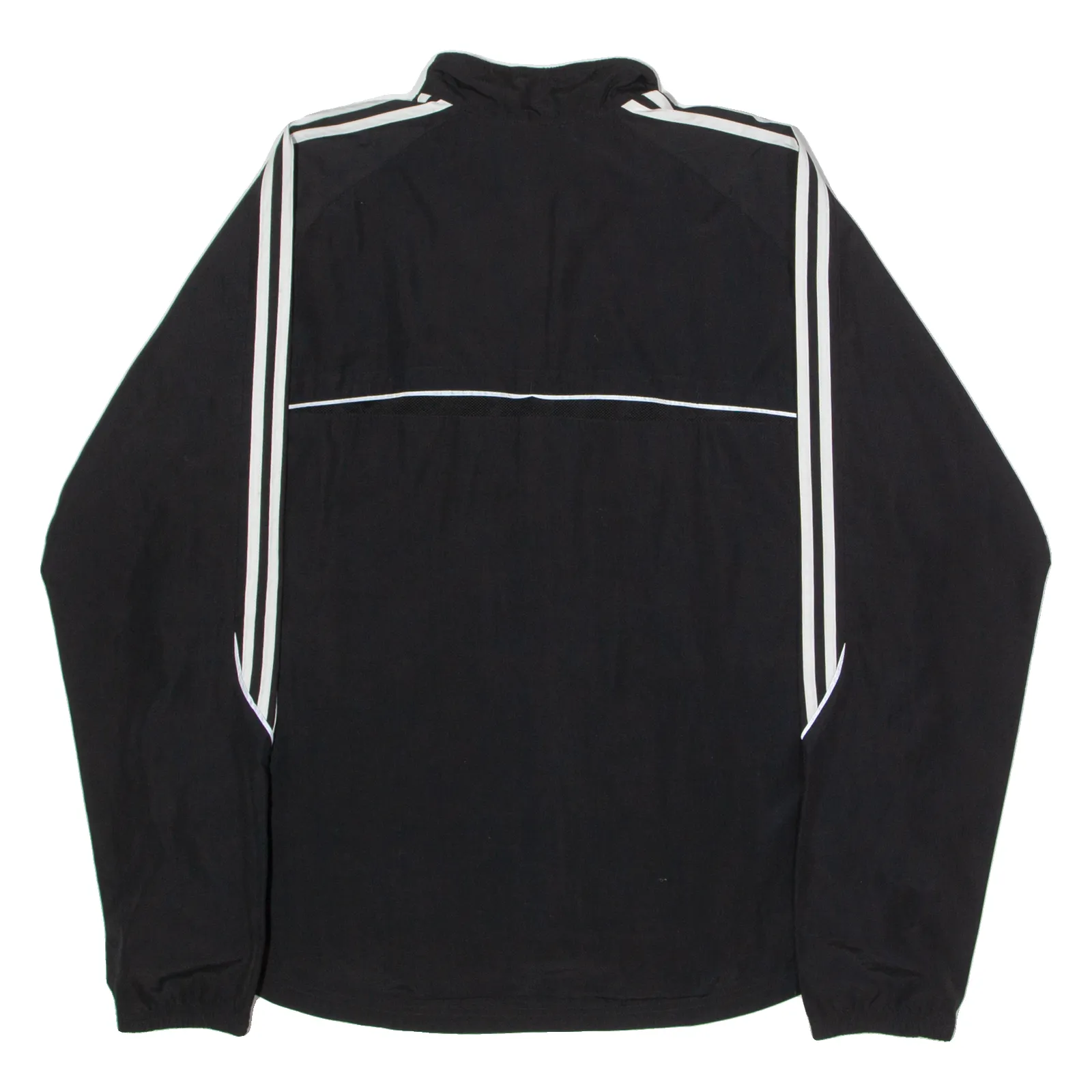 ADIDAS Mens Windbreaker Jacket Black 2XL