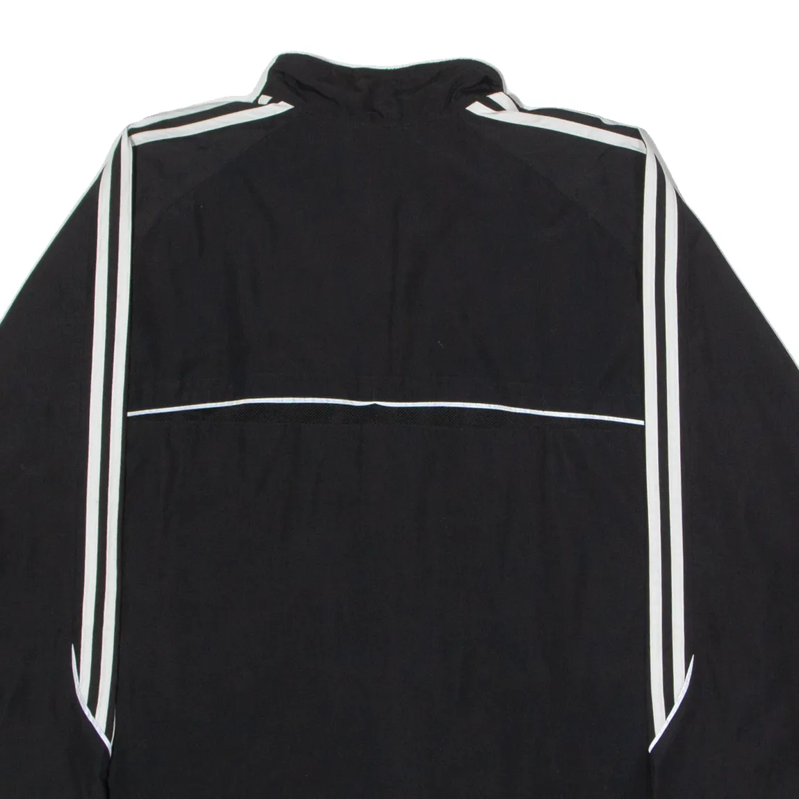 ADIDAS Mens Windbreaker Jacket Black 2XL