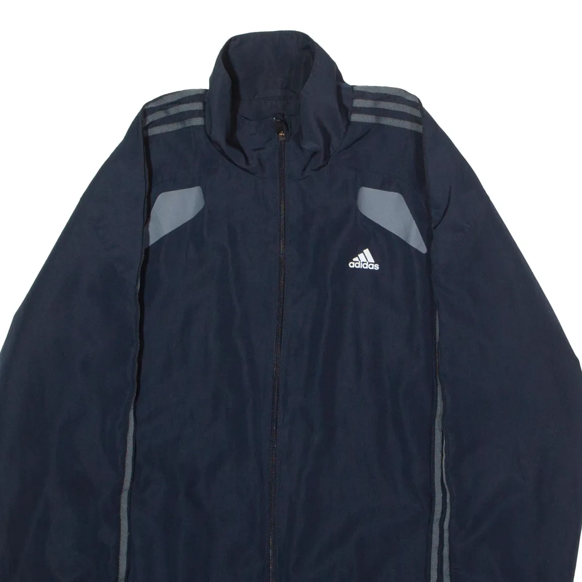 ADIDAS Mens Windbreaker Jacket Blue L