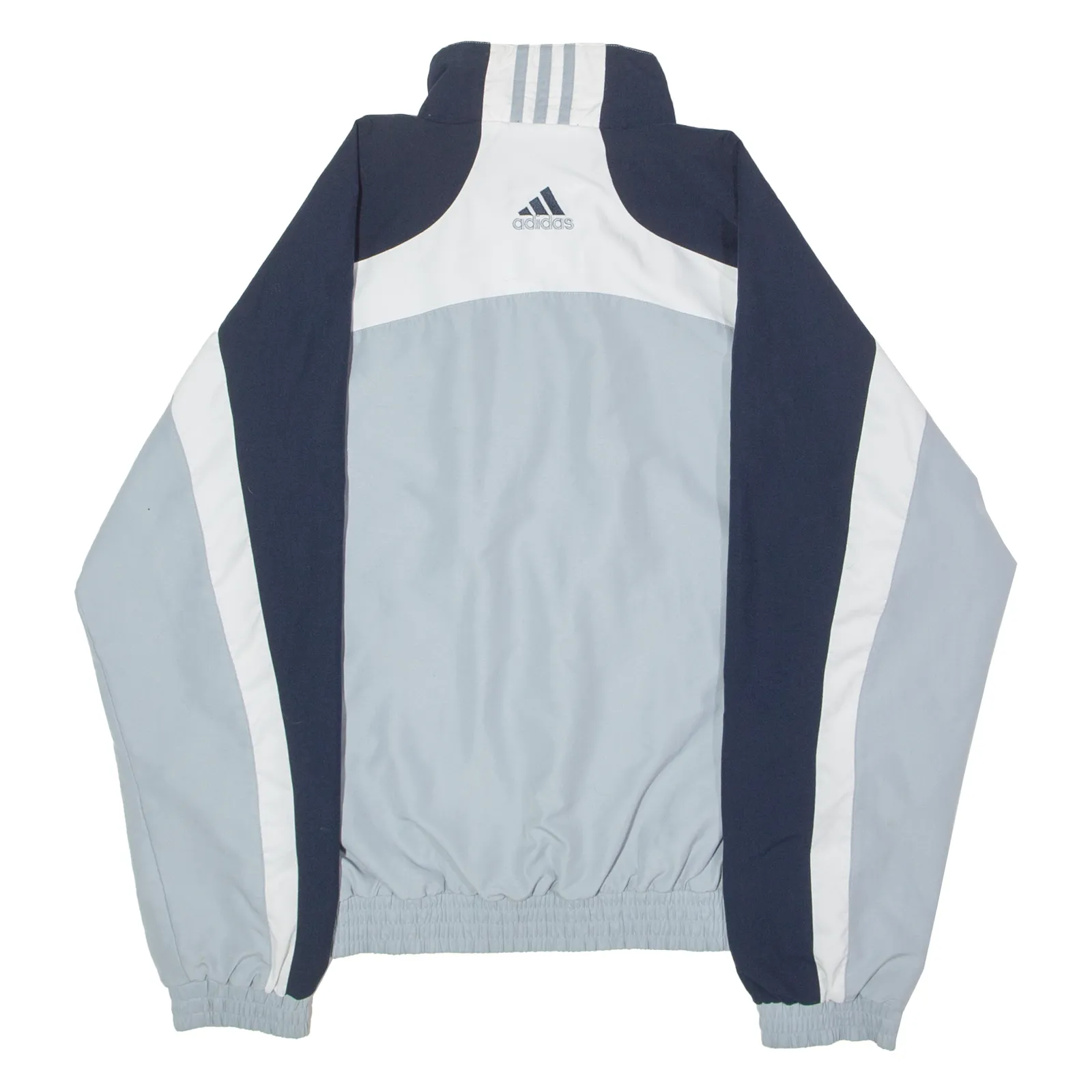 ADIDAS Mens Windbreaker Jacket Grey Colourblock S