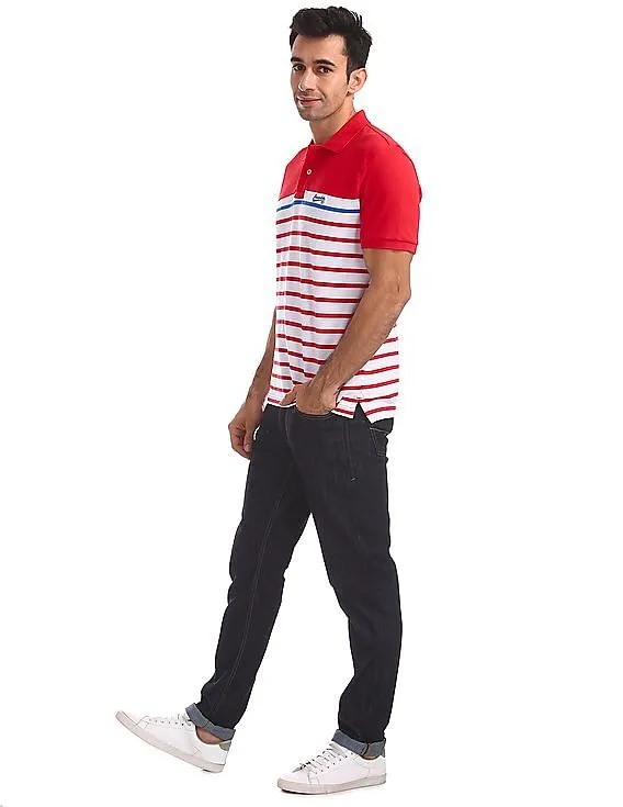 Aeropostale Regular Fit Striped Polo Shirt