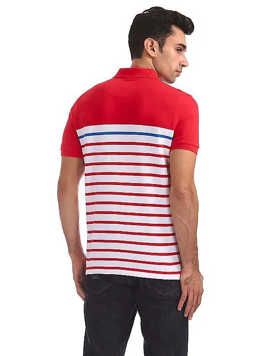 Aeropostale Regular Fit Striped Polo Shirt