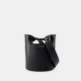 Alexander McQueen  The Bucket Bow Crossbody - Alexander McQueen - Leather - Black