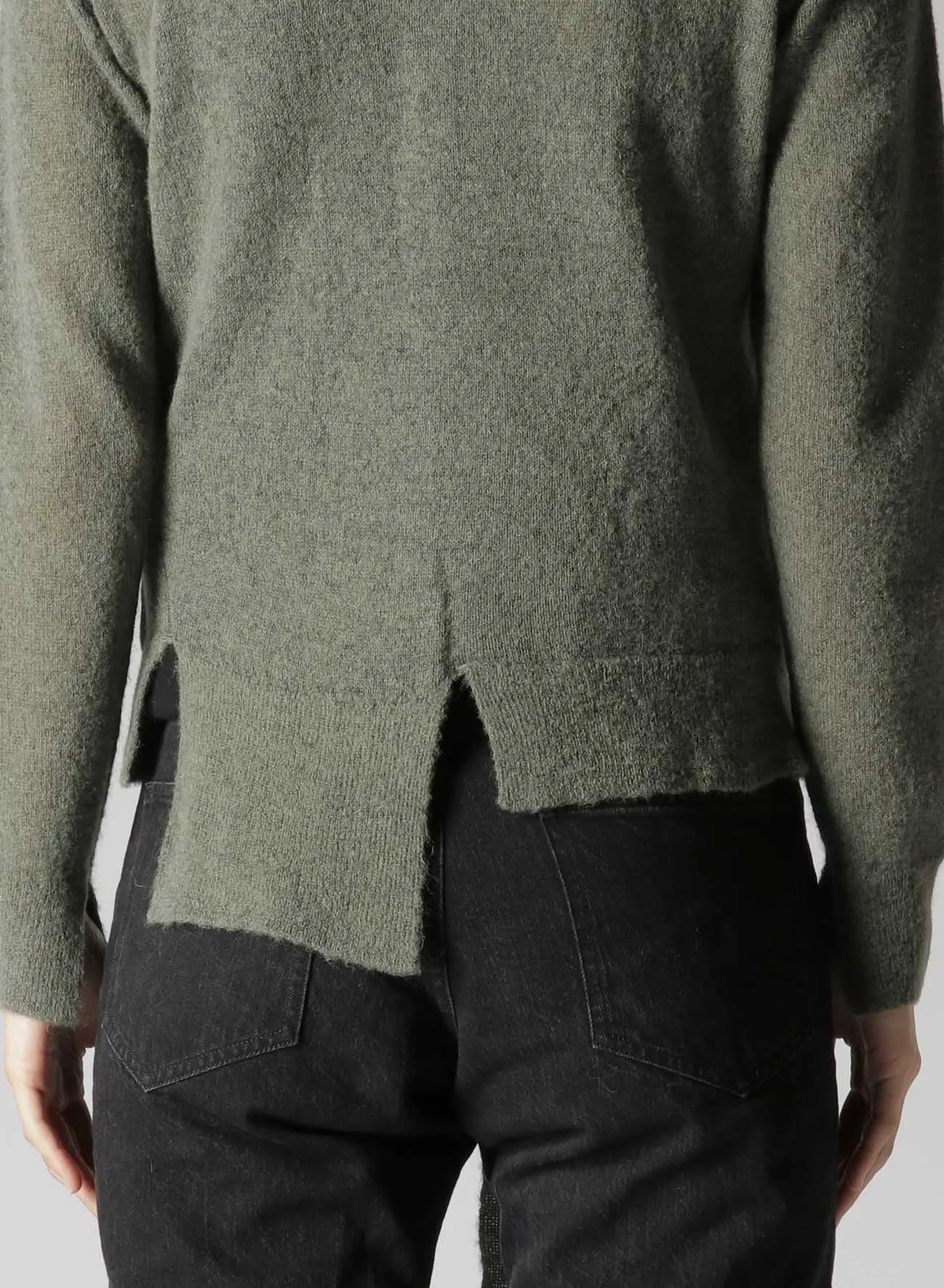 Alp/Ny/W Plain Stitch Design Cardigan