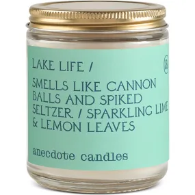 Anecdote Candles Lake Life Glass Jar Candle