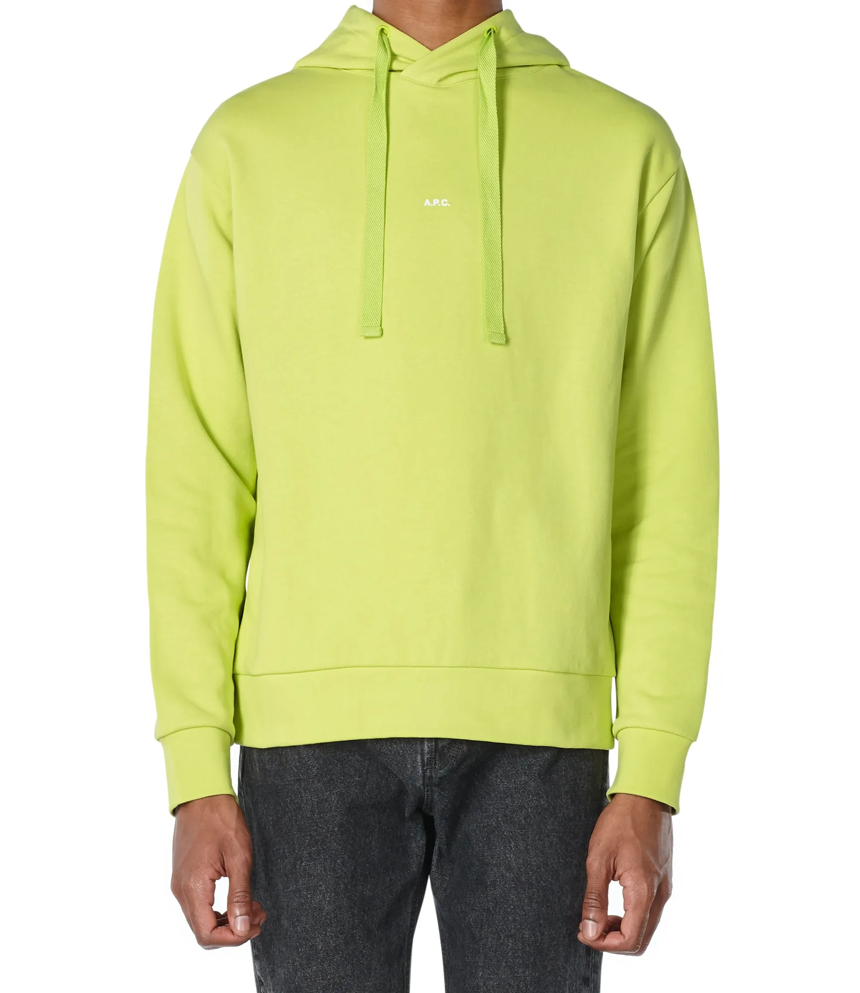 A.P.C.   Hoodie Larry Fluo Vert Fluo (men)