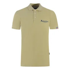 Aquascutum London 1851 Beige Polo Shirt