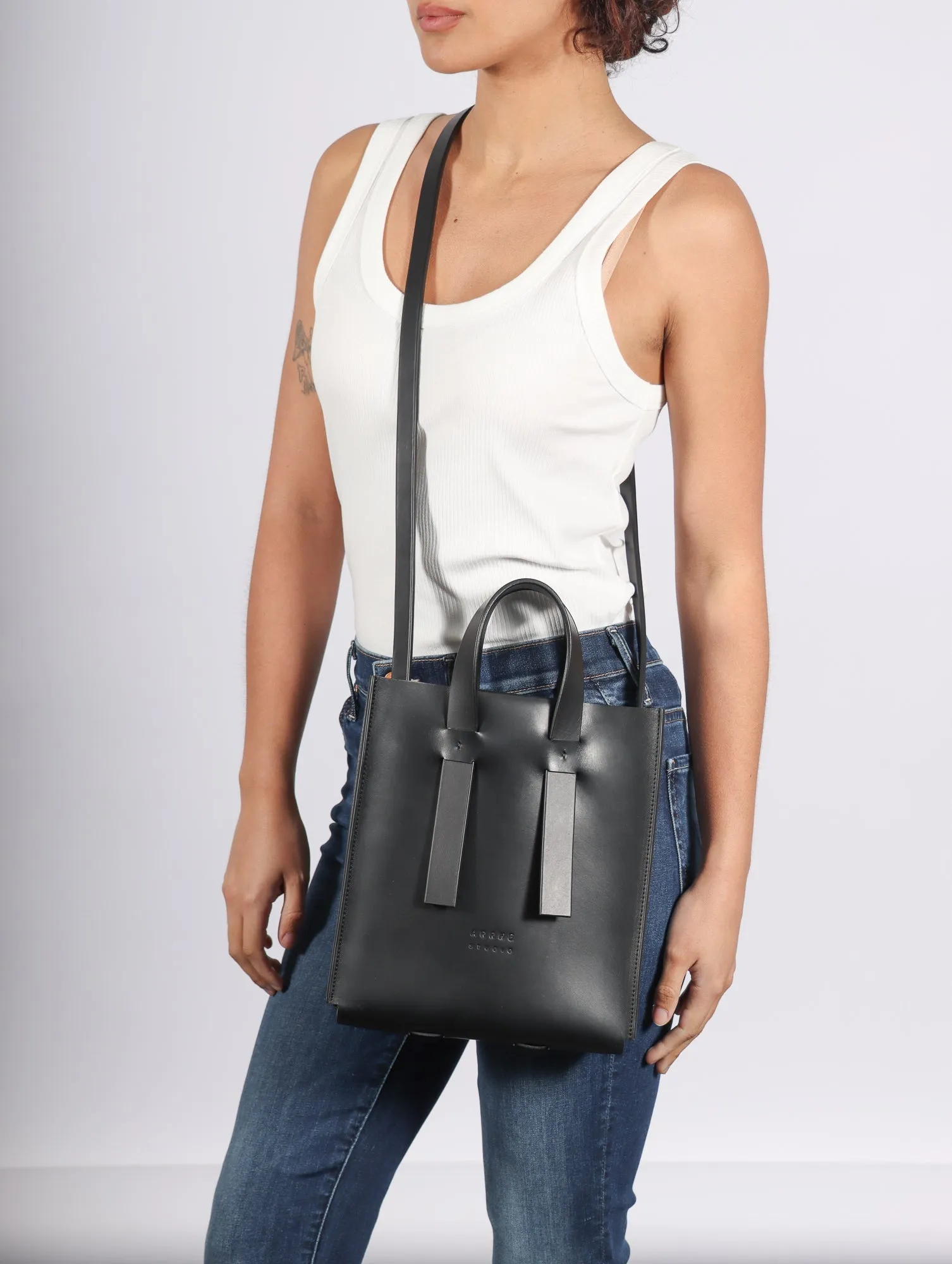 Arrhe Studio Small Tote in Black by Arrhe Studio