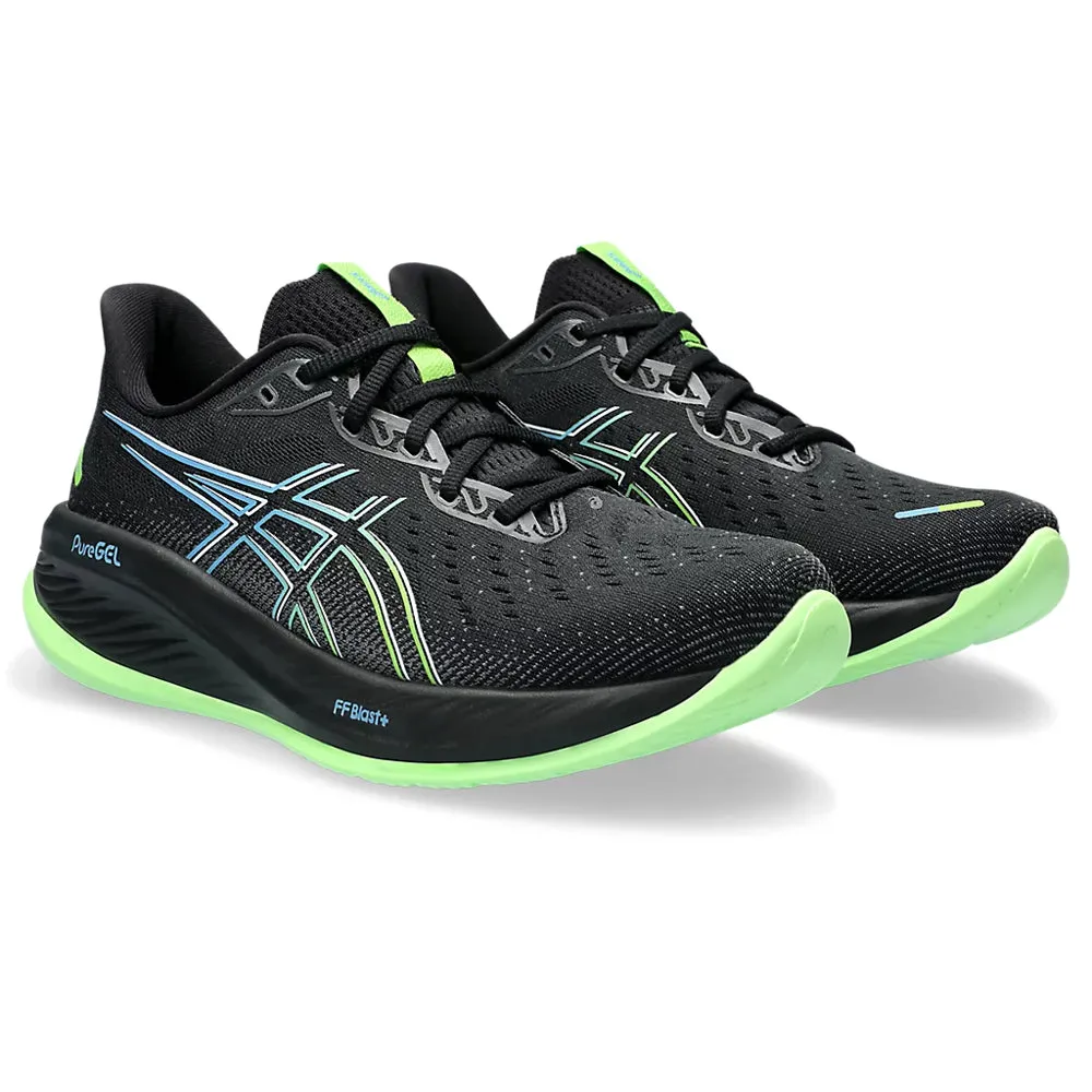 ASICS GEL-CUMULUS 26 MEN'S (BLACK/ ELECTRIC LIME) RUNNING SHOES