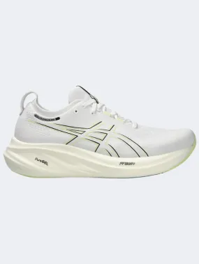 Asics Gel Nimbus 26 Men Running Shoes White/Birch