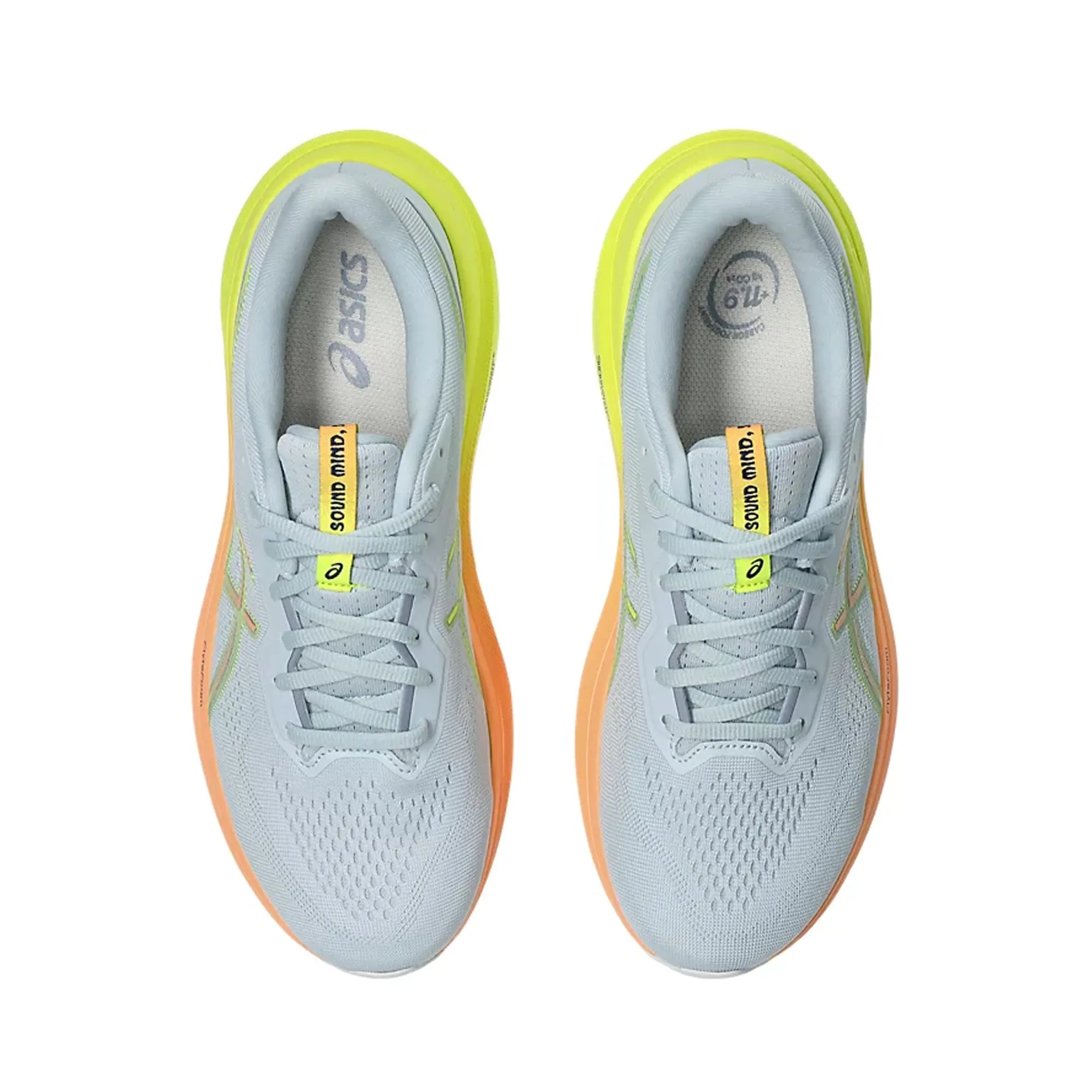 ASICS GT-1000 13 (M) - COOL GRAY/SAFTY YELLOW RUNNING SHOES - 1011B952.750