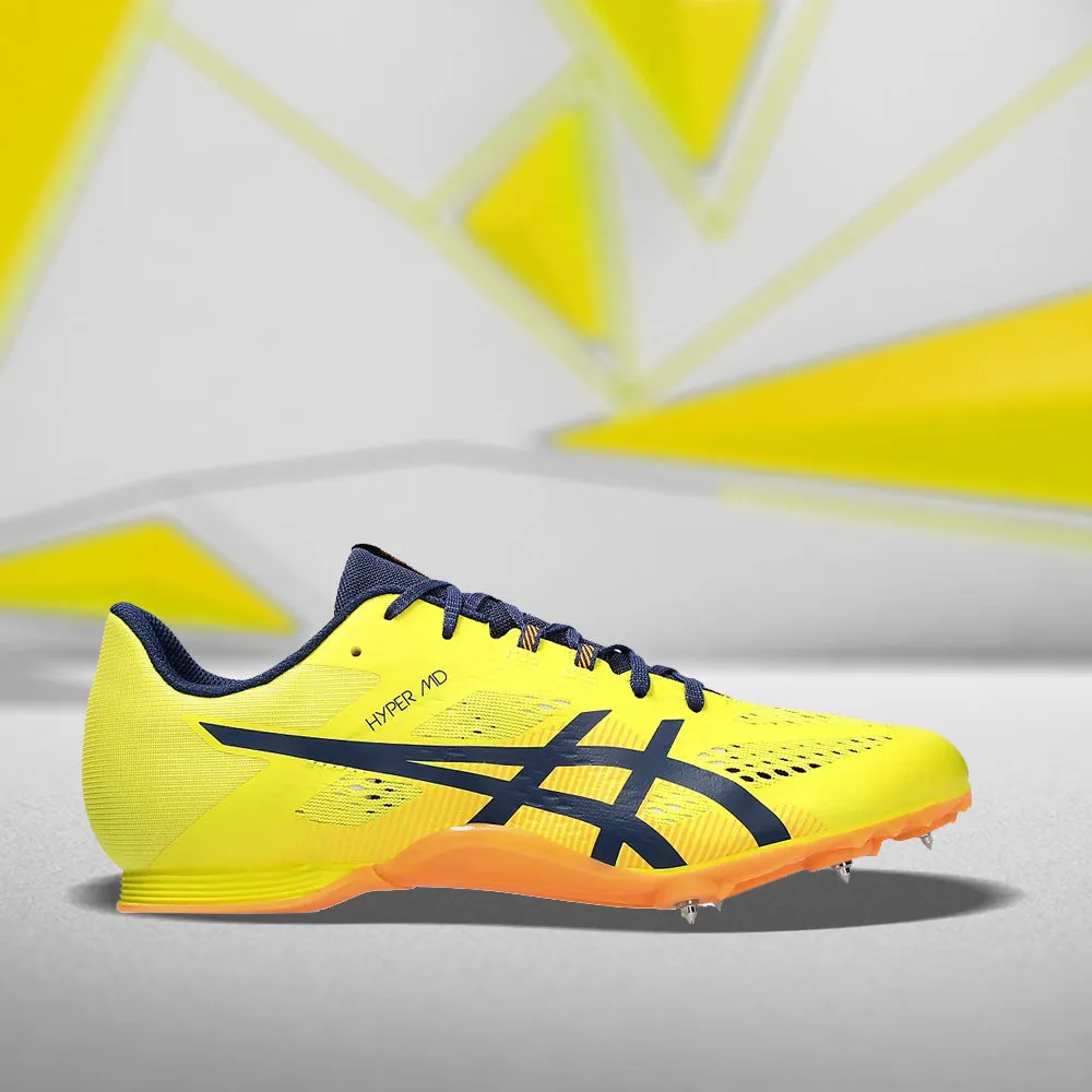 ASICS HYPER MD 8 (M) - (BRIGHT YELLOW/ BLUE EXPANSE) RUNNING SHOES