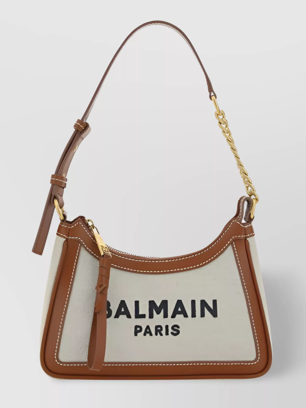 Balmain   Adjustable strap cotton shoulder bag