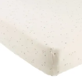 Bamboo Crib Sheet - Twinkle - Natural