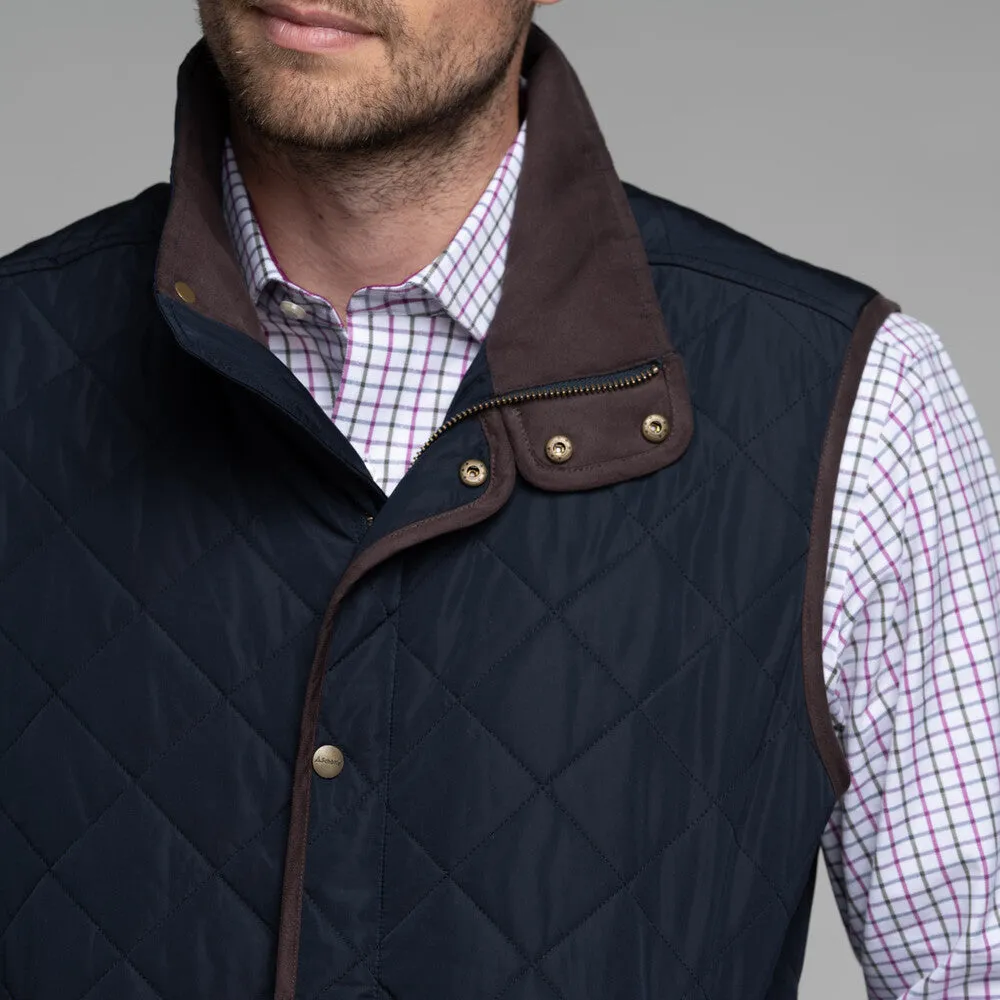 Barrowden Quilt Gilet                             Midnight