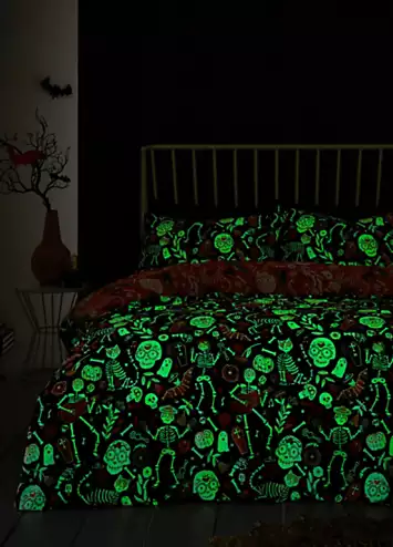 Bedlam Day Of The Dead Halloween Duvet Cover Set | Kaleidoscope