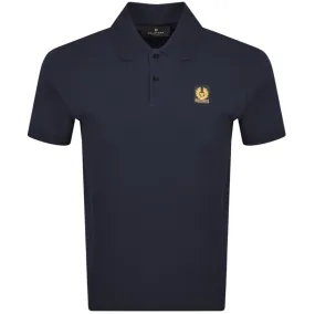 Belstaff Logo Polo T Shirt Navy