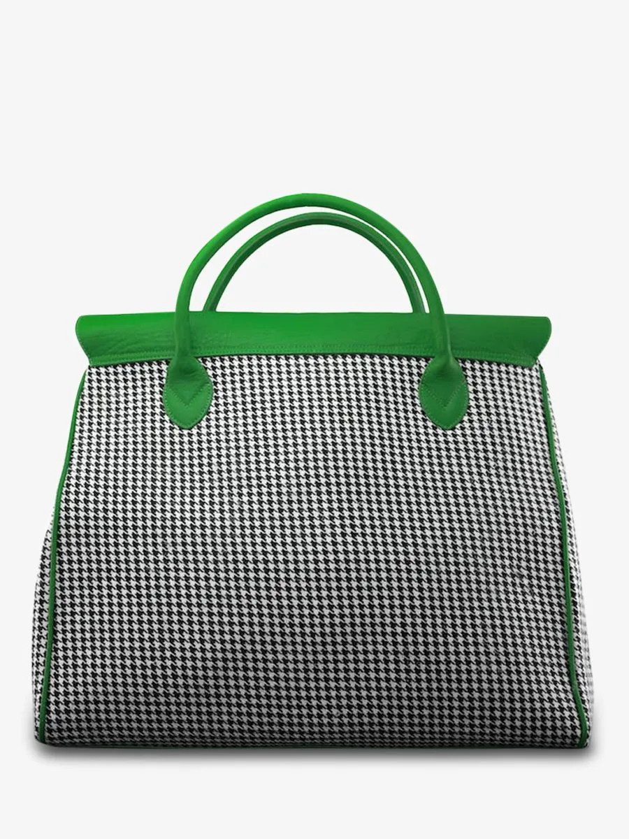 big leather travel bag for men Green - Rouen-Delhi Grand Prix Acid Green | PAUL MARIUS