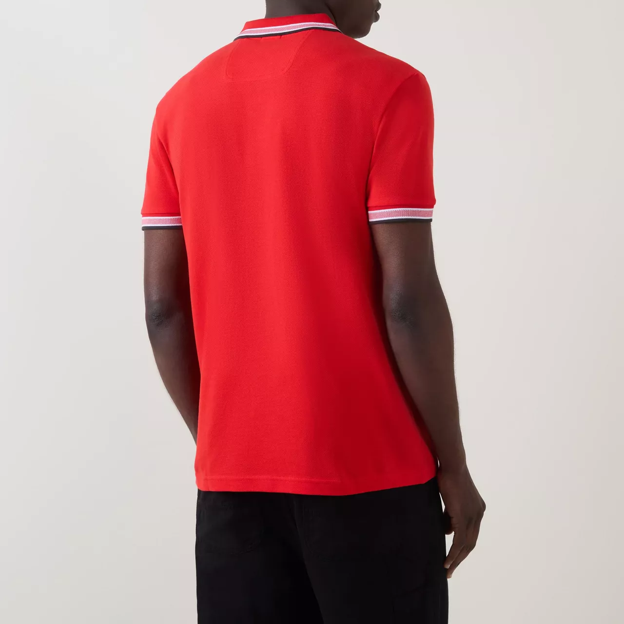 BOSS Paddy Logo Polo Shirt - Red