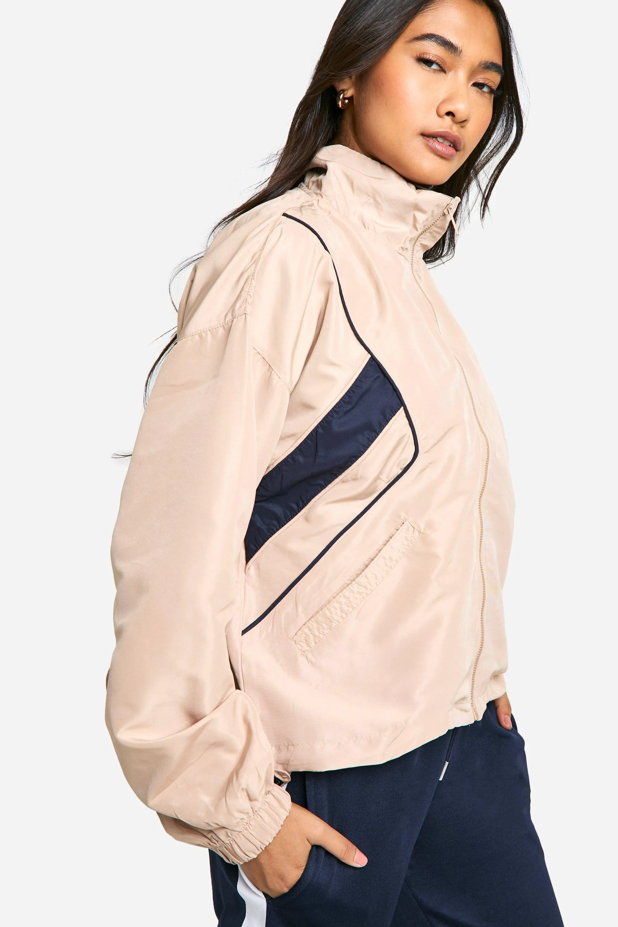 Boxy Toggle Detail Jacket