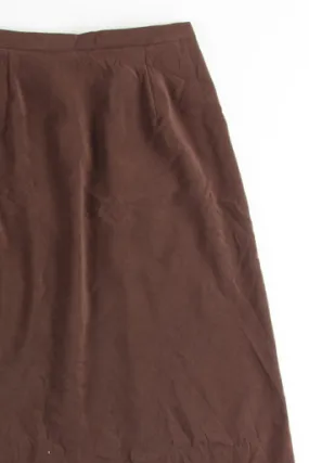 Brown Midi Skirt