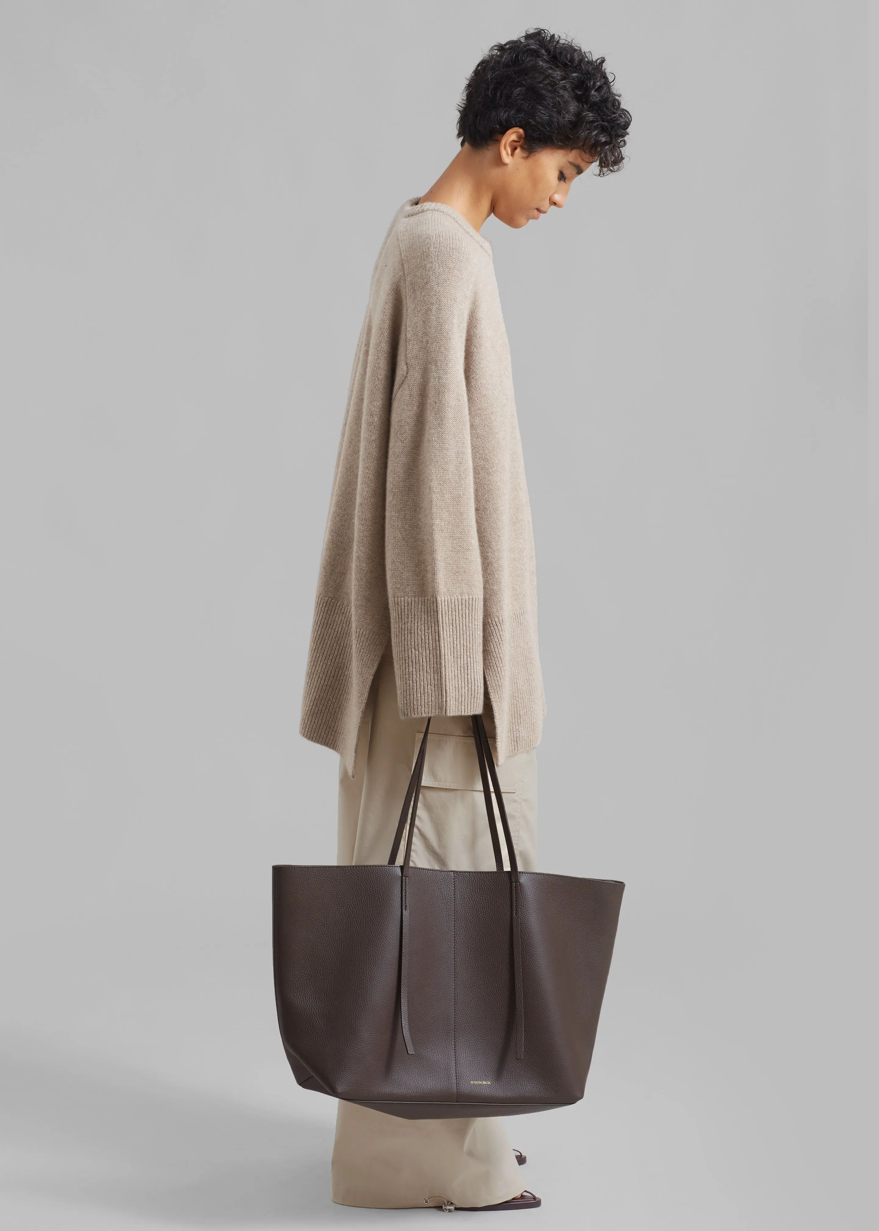 By Malene Birger Abilla Leather Tote - Coffee Bean