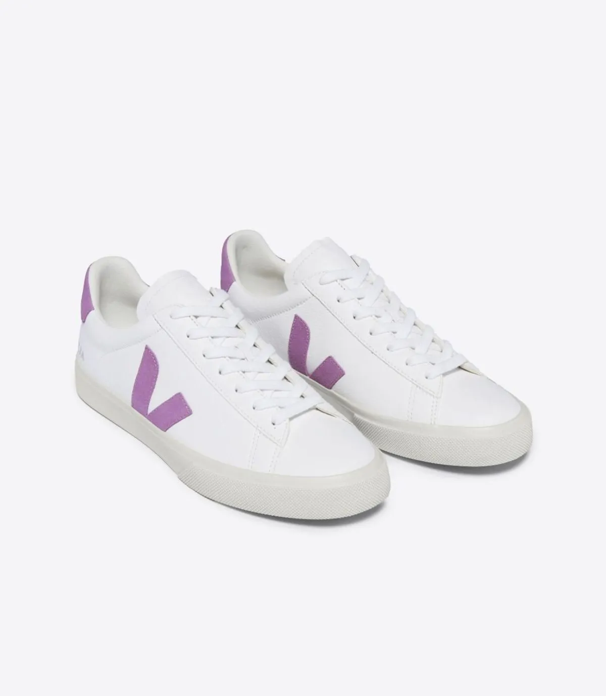 Campo Chromefree Leather Sneakers - Extra White/Mulberry