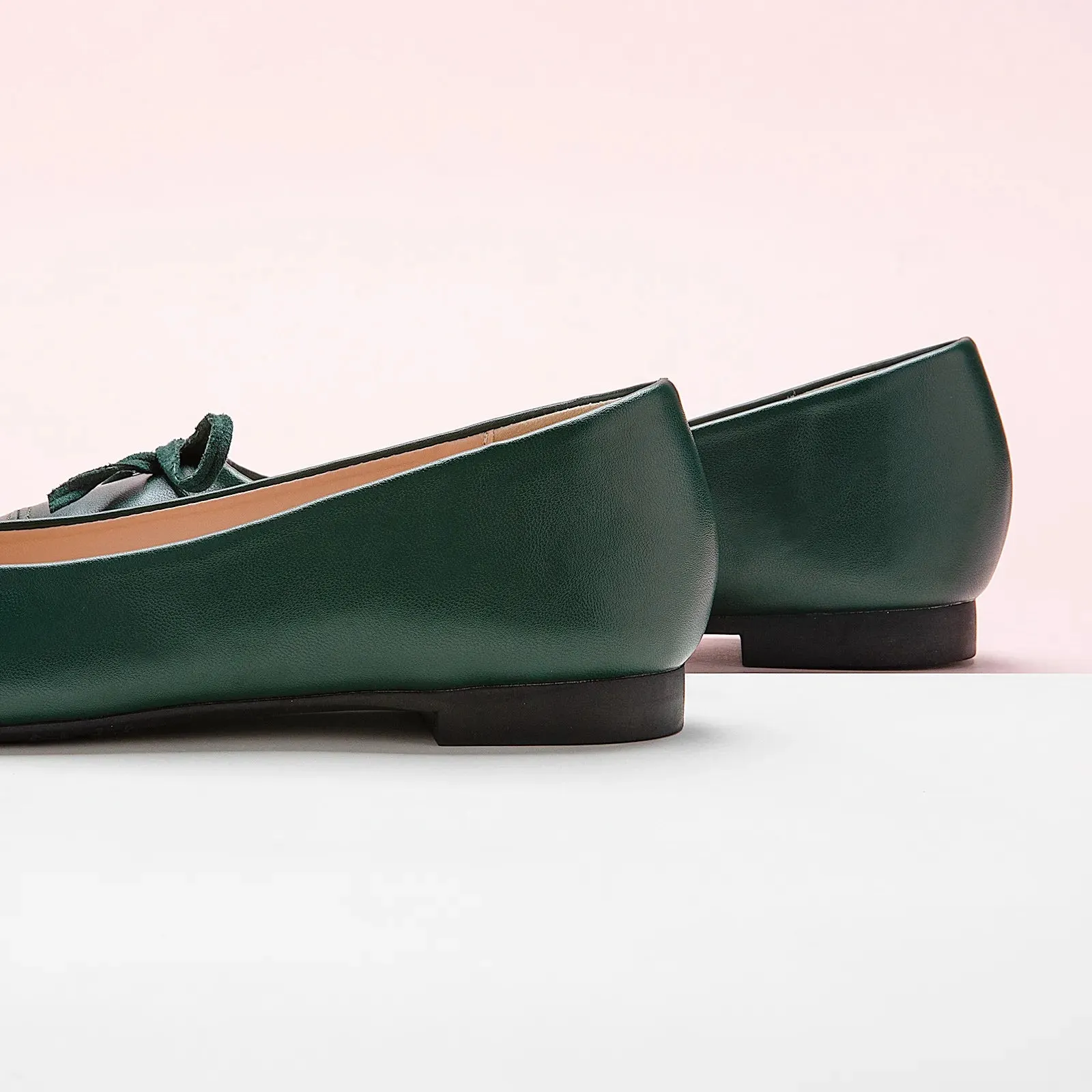 Cap-Toe Ballet Flats (Elena)