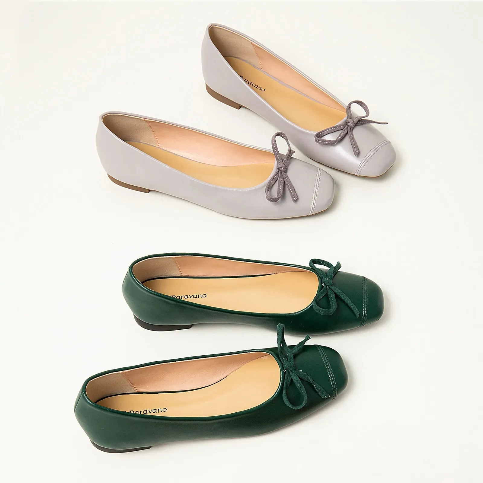 Cap-Toe Ballet Flats (Elena)