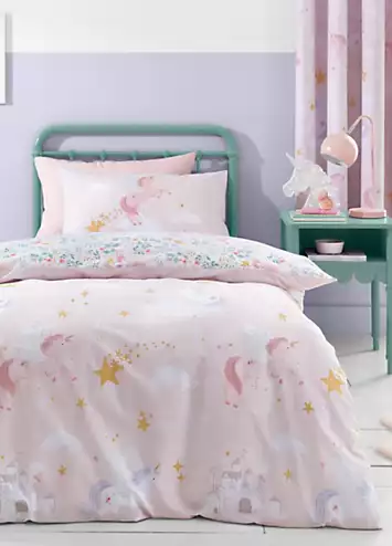 Catherine Lansfield Fairytale Unicorn Duvet Cover Set | Kaleidoscope