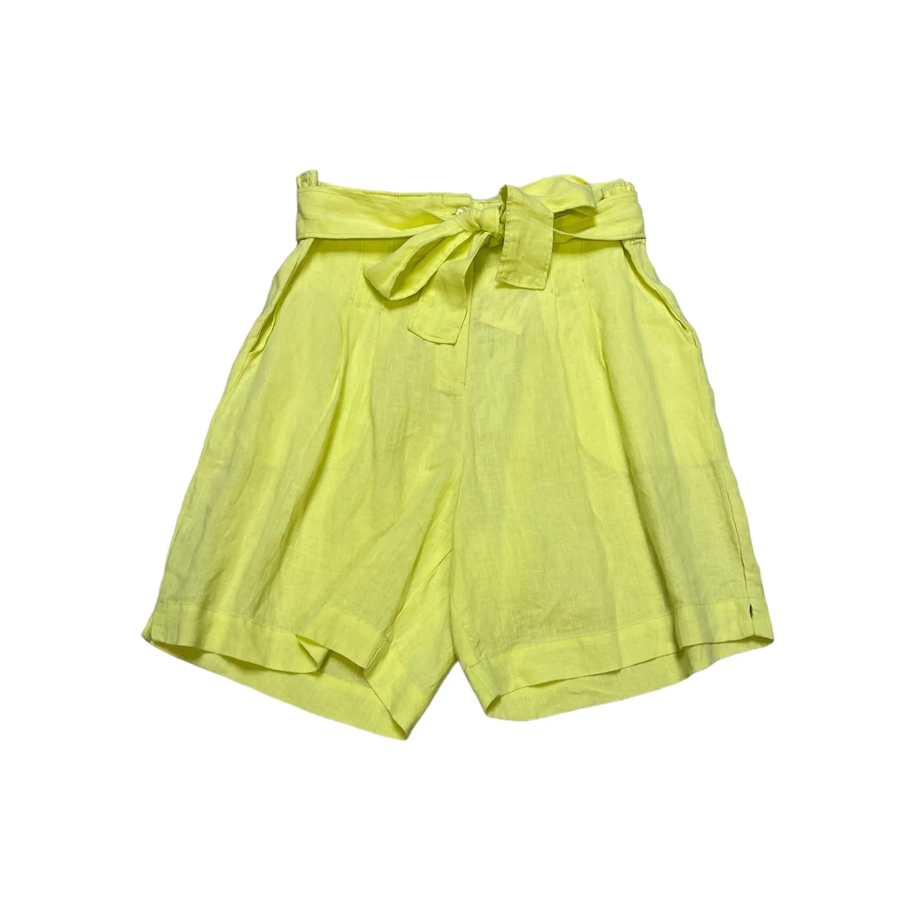 CC LINEN PAPER BAG WAIST SHORTS