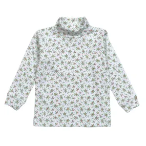 Christmas Garlands Pima Turtleneck top