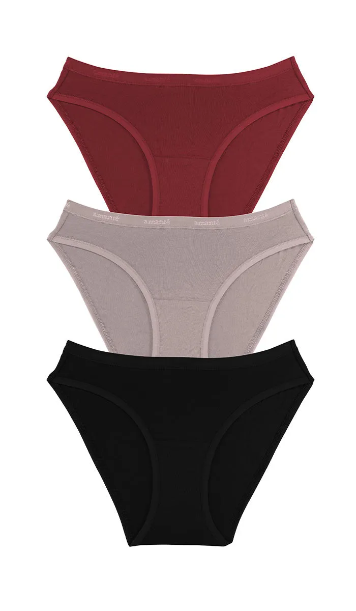 Cotton Bikini Brief Solid Pack of 3