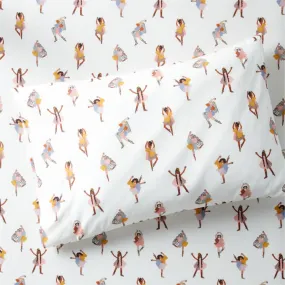 Crate&Barrel Stay Cool Dancer Organic Cotton Kids Pillowcase