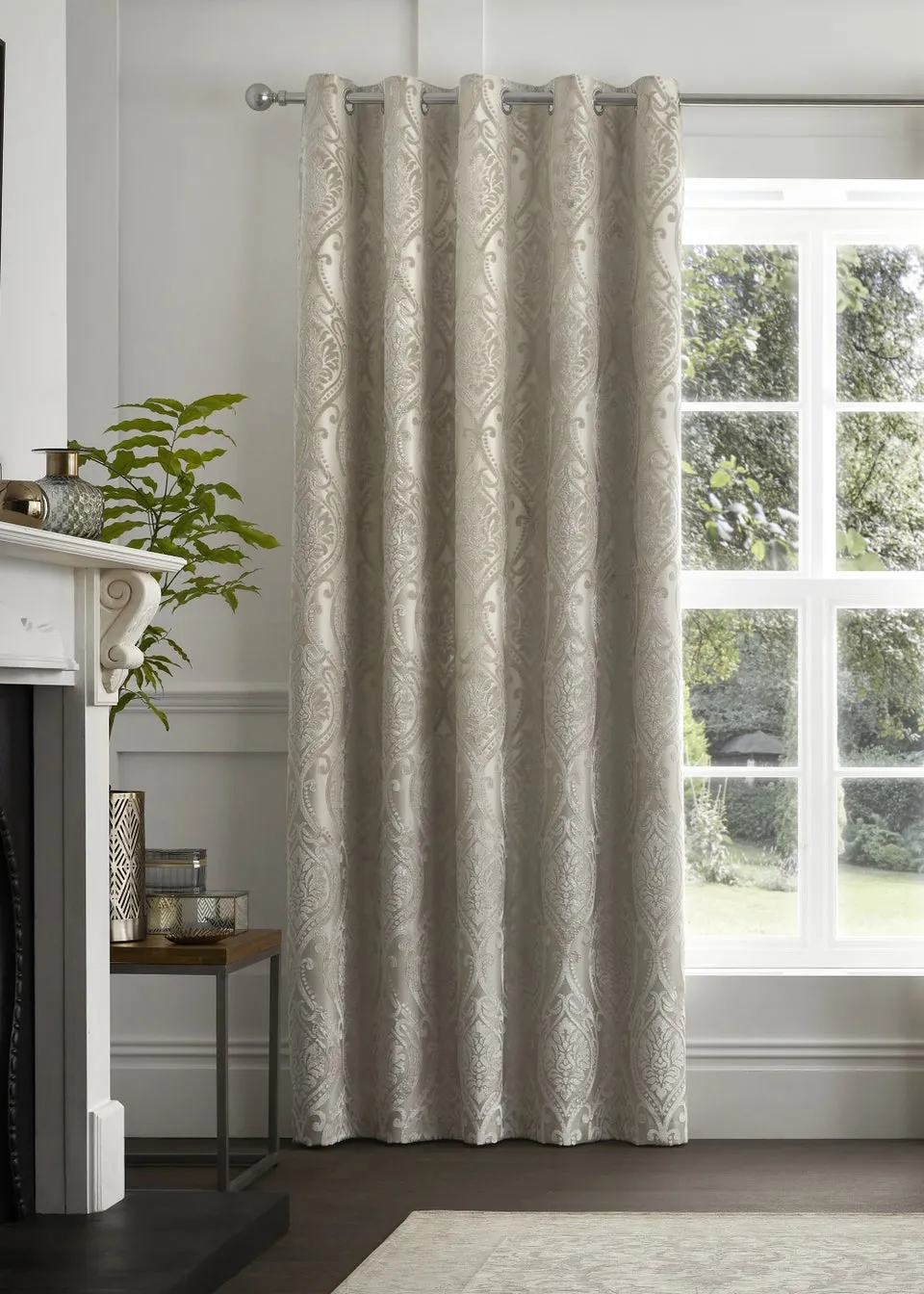 Curtina Chateau Natural Eyelet Curtains