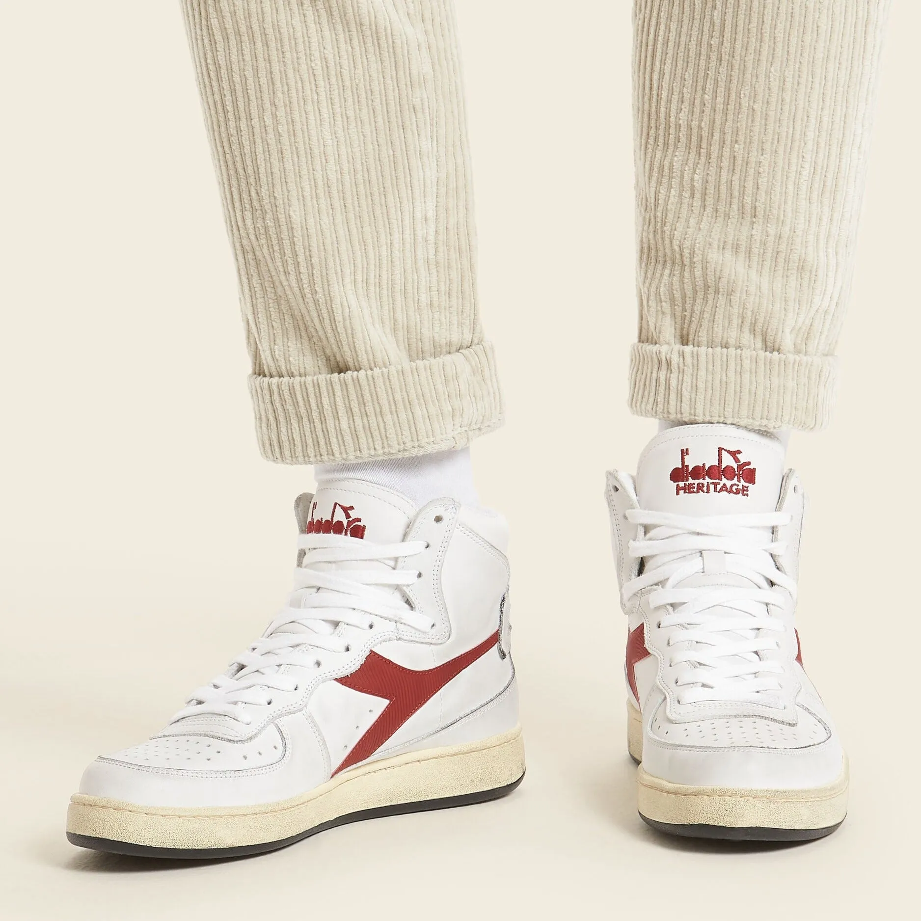 DIADORA | SNEAKERS HOMBRE | MI BASKET USED | BLANCO