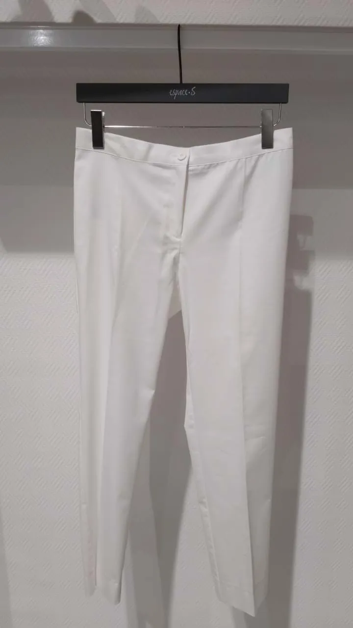 Diana Gallesi STRAIGHT CUT COTON TROUSERS