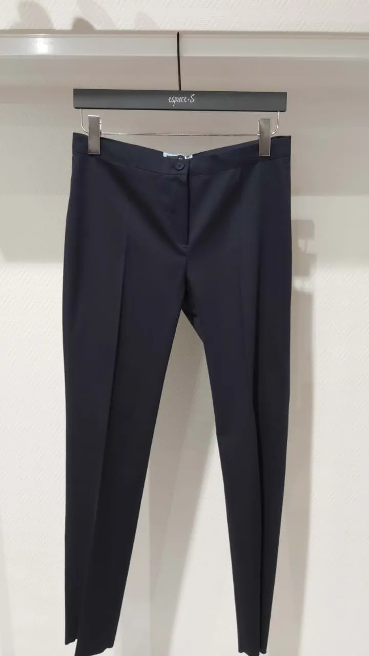 Diana Gallesi STRAIGHT CUT COTON TROUSERS