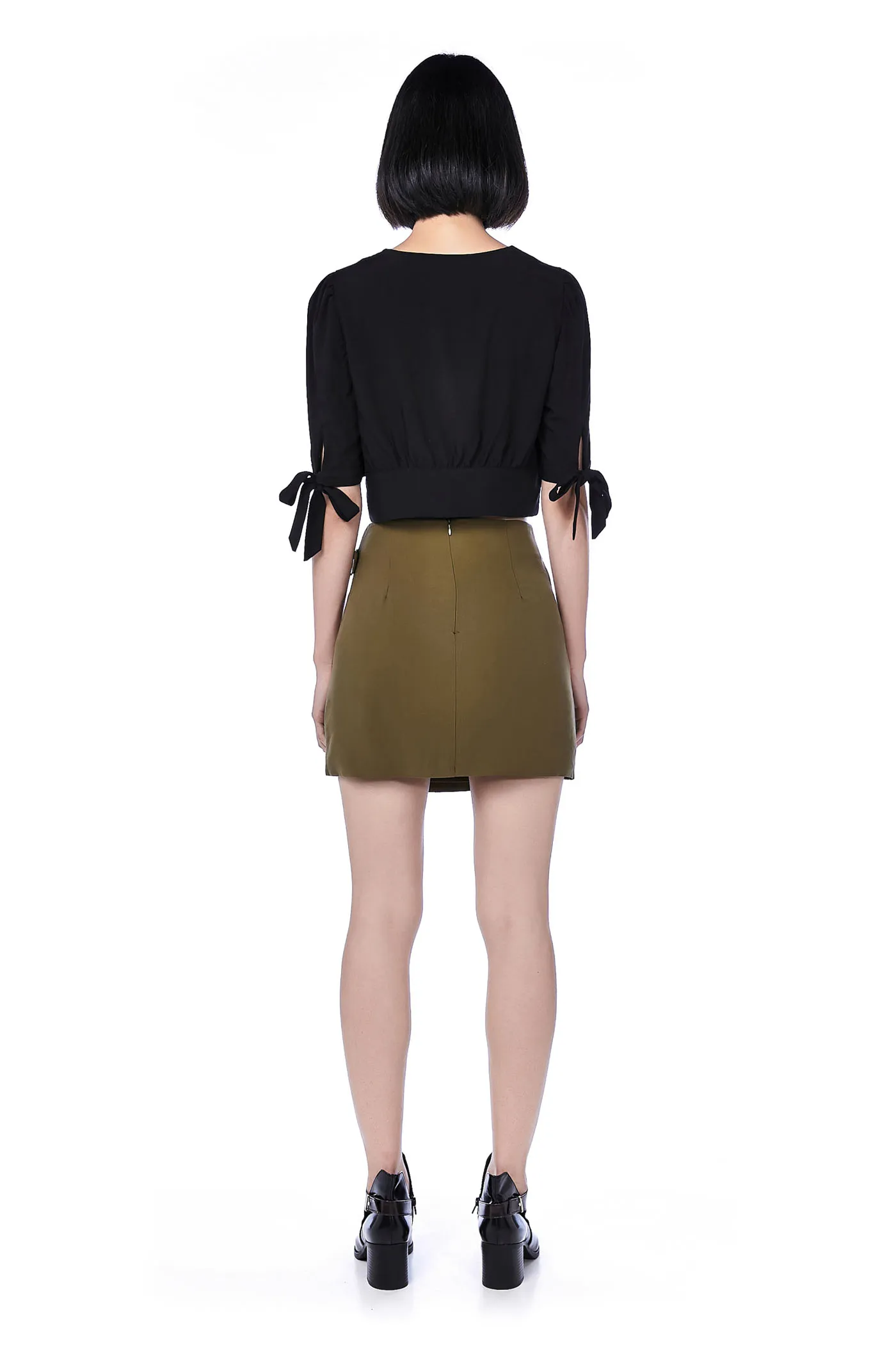 Dolce Side-buckle Skirt 