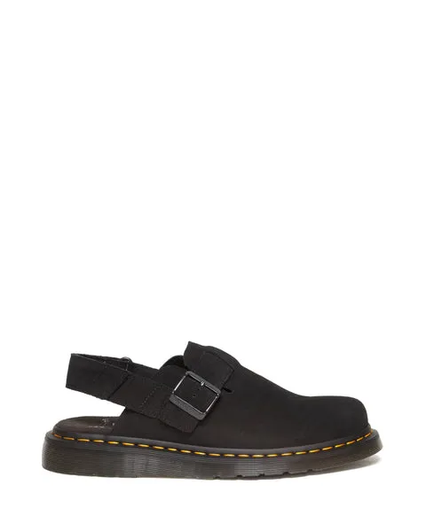 Dr Martens Jorge II Sling Back Black Suede