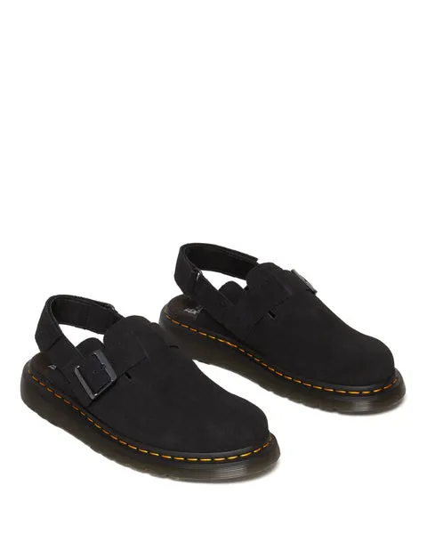 Dr Martens Jorge II Sling Back Black Suede