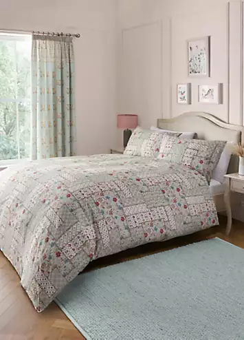 Dreams & Drapes Lorena Patchwork Duvet Cover Set | Kaleidoscope