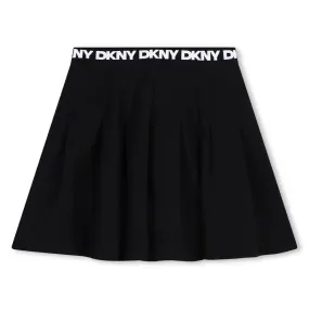 Elasticated pleated skirt