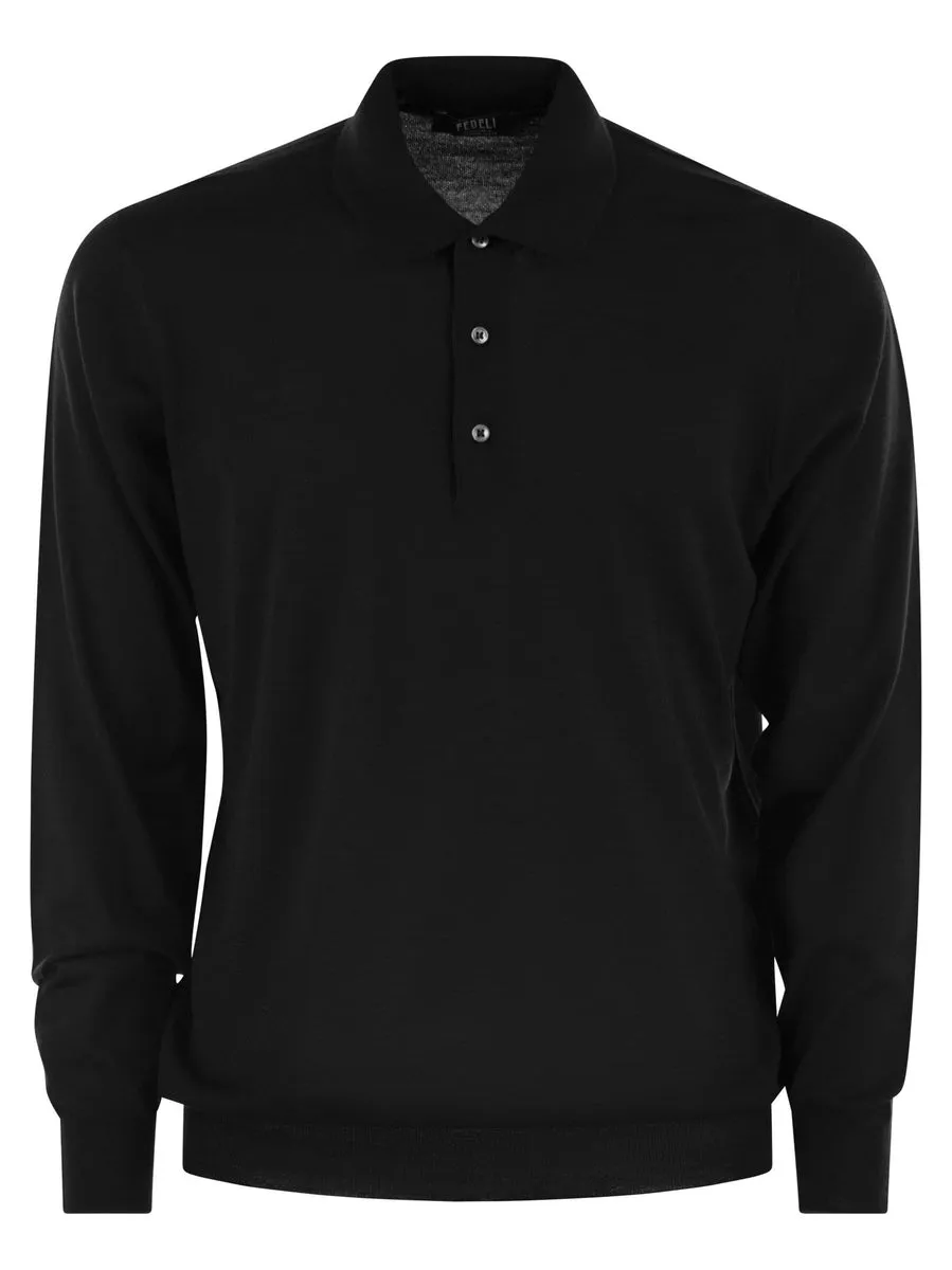 Fedeli    Fedeli Virgin Wool Polo Shirt