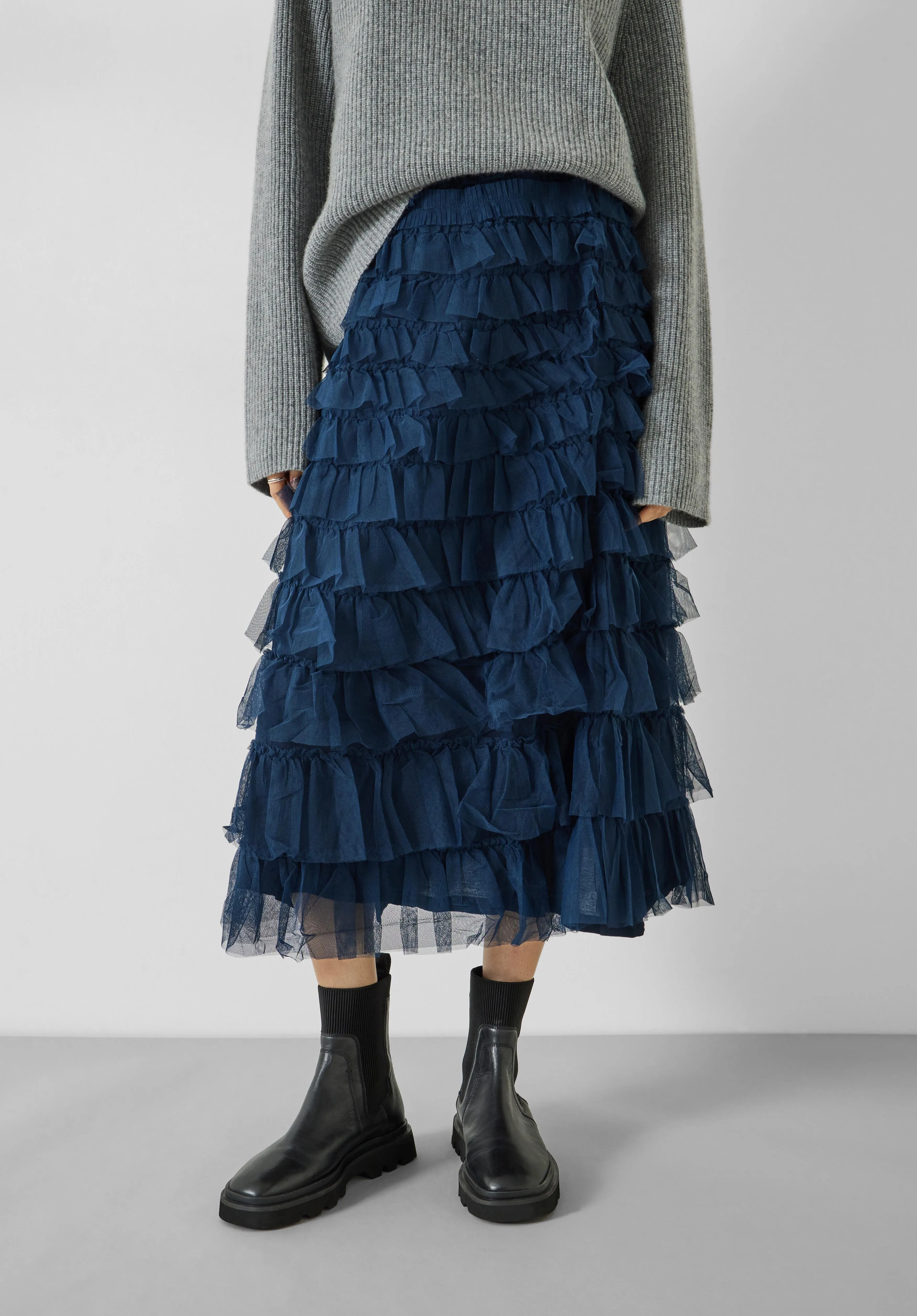 Florence Ruffle Jersey Skirt